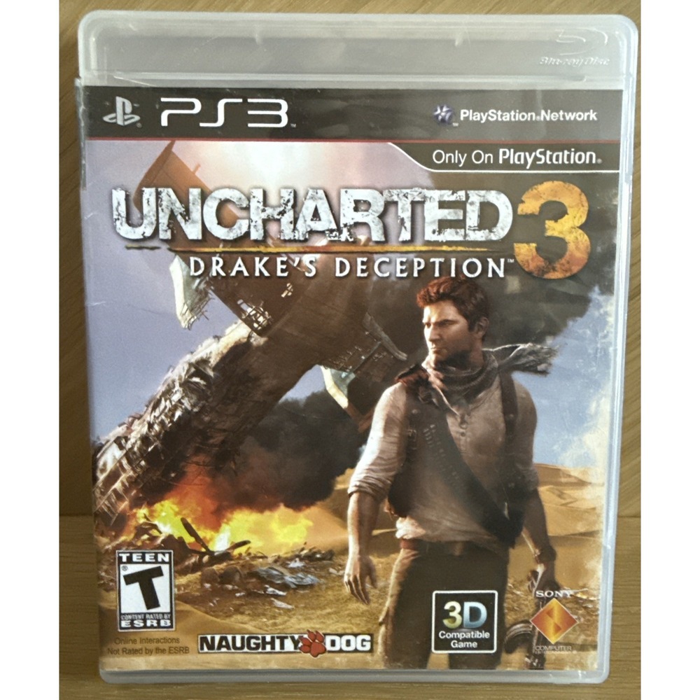 Uncharted 3: Drake's Deception (Sony‎ PlayStation 3, 2011) PS3 Complete